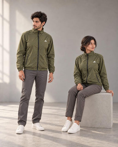 Green Wind Breaker Jacket