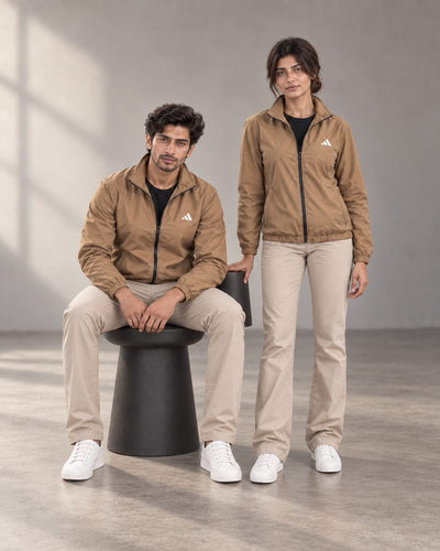 Khaki Wind Breaker Jacket