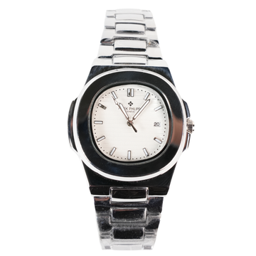 NEW COLLECTION SILVER WITH WHITE DIAL WATCH