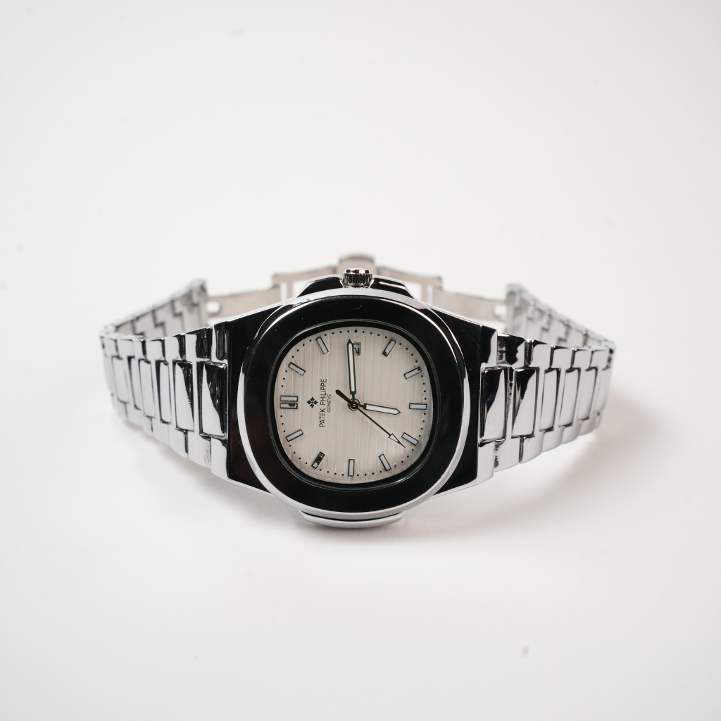 NEW COLLECTION SILVER WITH WHITE DIAL WATCH