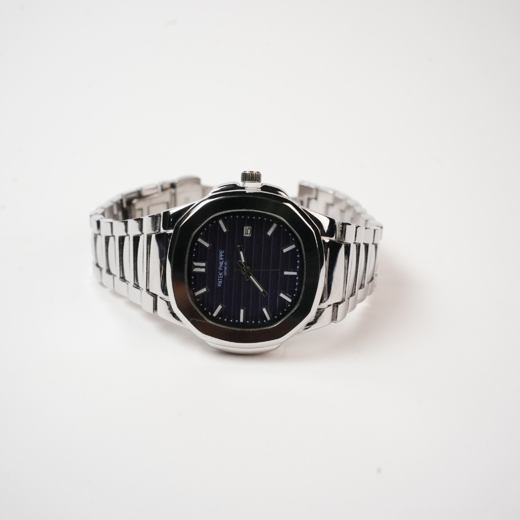 NEW COLLECTION SILVER WITH BLUE DIAL WATCH