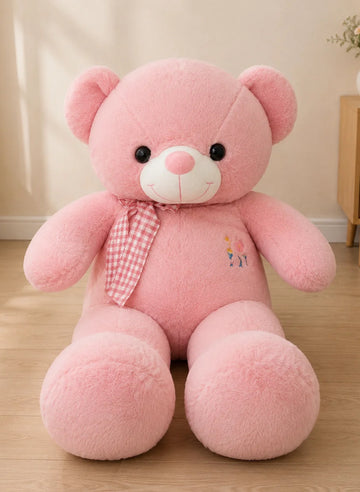 Bubblegum Pink Plush Bear