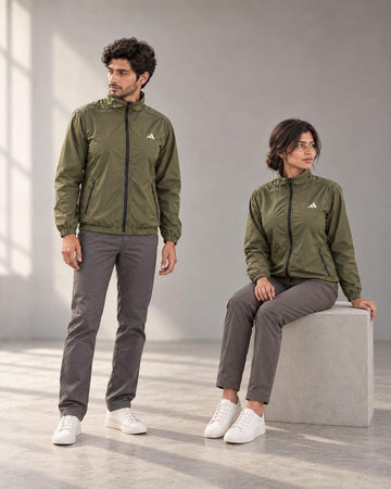 Green Wind Breaker Jacket