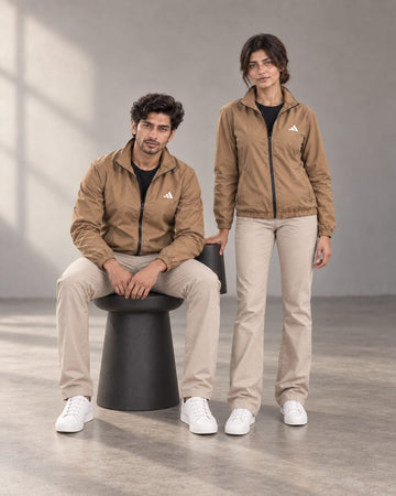Khaki Wind Breaker Jacket