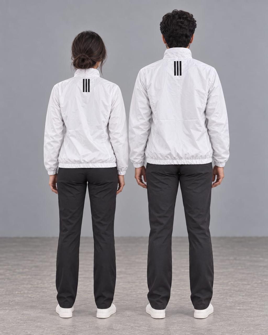 White Wind Breaker Jacket