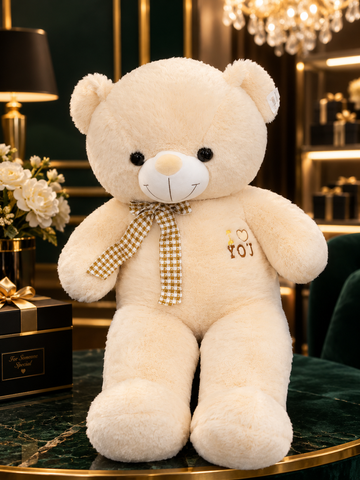 Pippin The Brown Bow Plush Bear